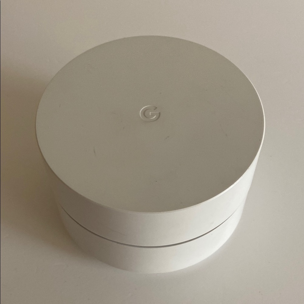 Google Mesh GJ2CQ WiFi Router White only no power cord replacement